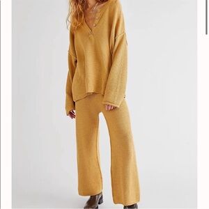 FP Beach Free People Hailey sweater set